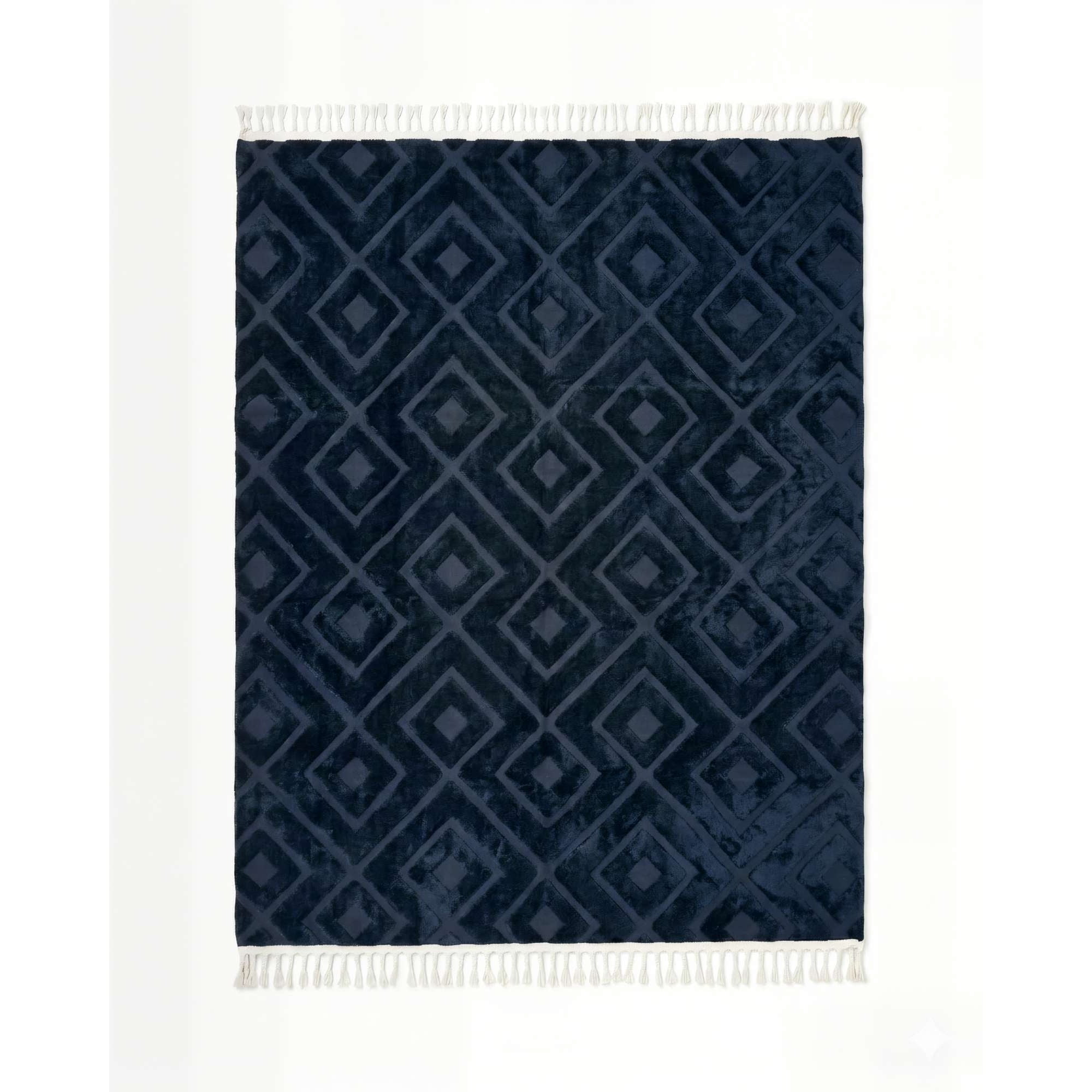 Genérico - Alfombra 200 X 240 Decorativa Jacquardcolor Azul