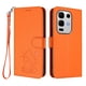 thumbnail image 1 of Funda de Gato tipo Libro para Infinix Note 50S, Naranja, 1 of 6