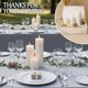 thumbnail image 4 of Velas Veiuwa Pack de 18 unidades blancas sin goteo 5 × 8 × 15 cm, 4 of 7