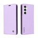 thumbnail image 2 of Funda Billetera de Cuero para Samsung Galaxy S23 FE con Tarjetero y Soporte - Tapa Magnética Morado, 2 of 6