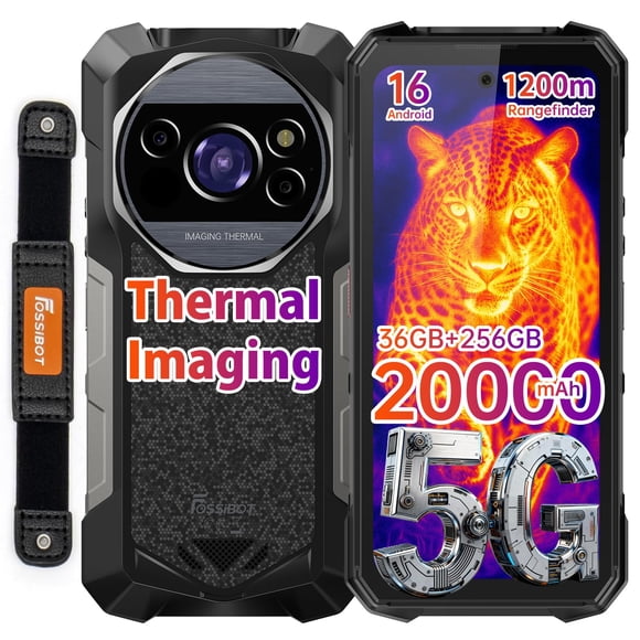 Celular FOSSIBOT F115 5G 36GB+256GB Termal