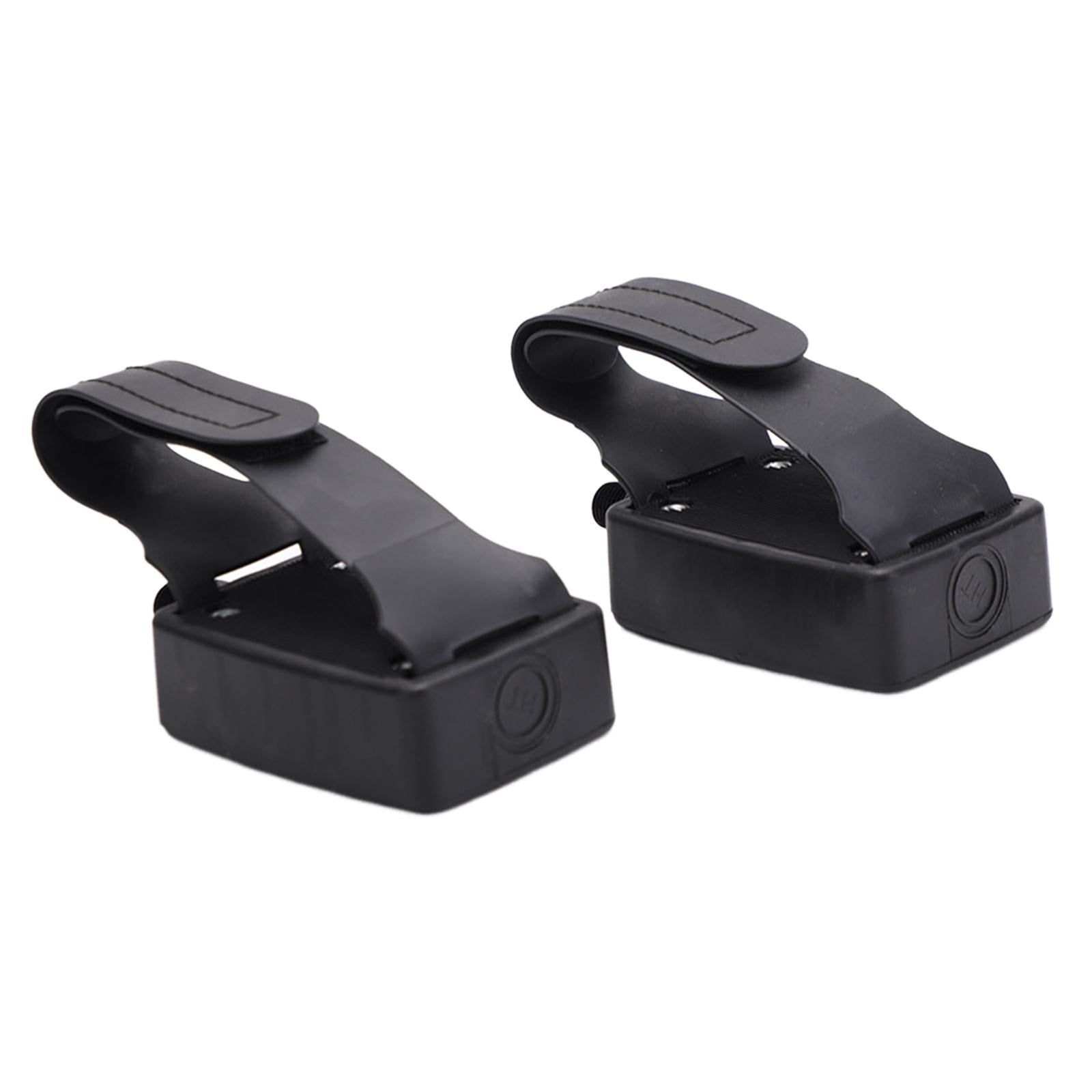 Magideal - 2 Piezas Pedales De Bicicleta Estática Ejercicio Universal Fácil De Instalar Con Correa Equipo De Ejercicios Para Gimnasio En Casa Entrenamiento Cicli