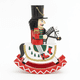 thumbnail image 1 of Cascanueces Caballo Balancin Navideno 30cm Sombrero Copa, 1 of 9