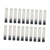 Ioensy - 20X Portabrocas Accesorios Para Fresas Contenedor Para Brocas De Manicura Negro