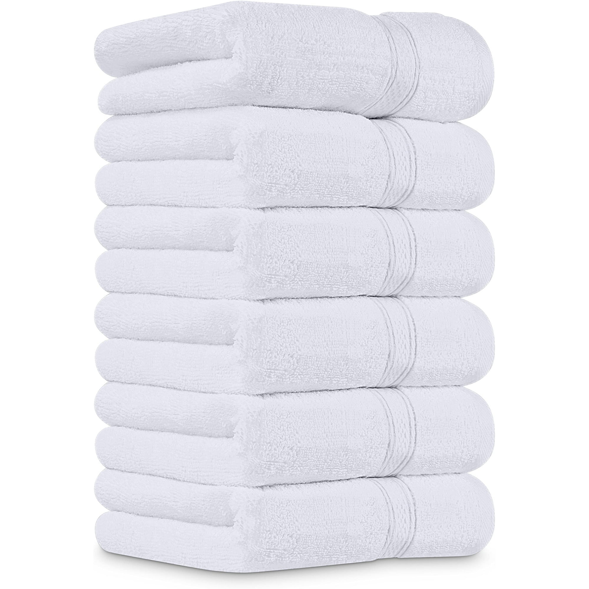 Toallas De Mano Utopia Towels Premium, 100% Algodón, 600 G/m², Paquete De 6