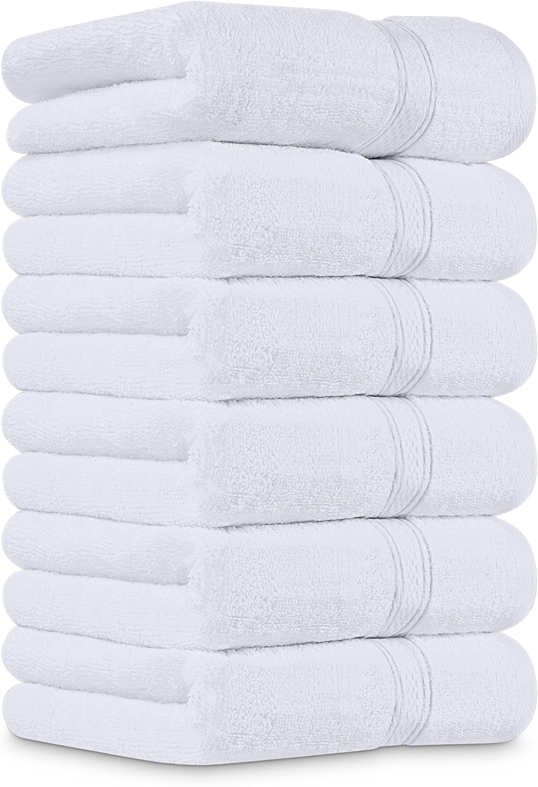 Toallas De Mano Utopia Towels Premium, 100% Algodón, 600 G/M², Paquete De 6