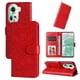 thumbnail image 1 of Funda tipo cartera FOXDOCK para OPPO Reno 11 5G , diseño girasol en relieve, cuero PU, cierre magnético, soporte y tarjetero, 1 of 5