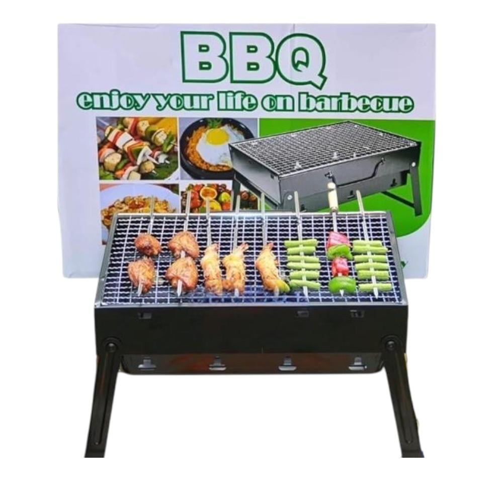 N-ofertas - Parrilla De Carbón Portátil Plegable Barbecue Camping