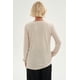 thumbnail image 3 of Polera Mujer Lisa Manga Roll Up Beige, 3 of 4