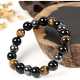 thumbnail image 3 of Pulsera triple proteccion hematita obsidian ojo tigre hombre, 3 of 3