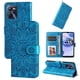 thumbnail image 4 of Funda tipo cartera FOXDOCK para Realme C35 4G , diseño girasol en relieve, cuero PU, cierre magnético, soporte y tarjetero, 4 of 5