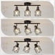 thumbnail image 4 of Lámpara de carril Vohyzufa 3 luces estilo granja negro, 4 of 8