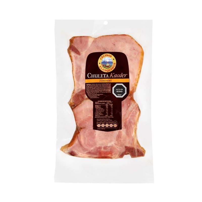 Chuleta De Cerdo Kassler 2 Un 370 g Llanquihue