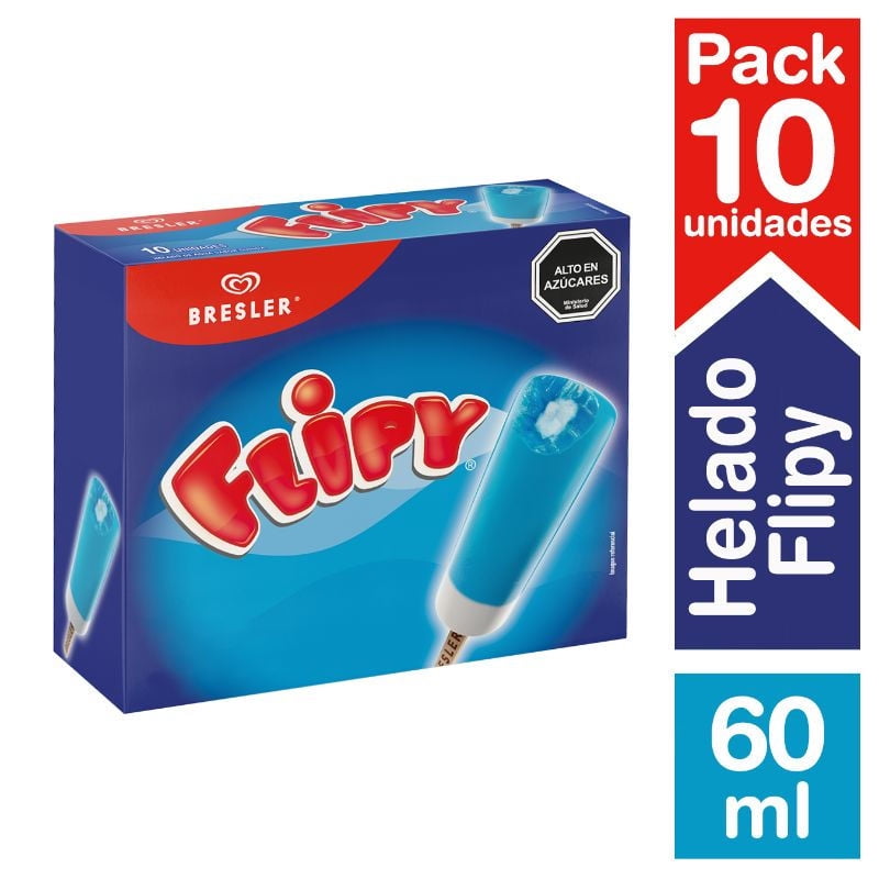 Helado Paleta Flipy Caja 60 ml Bresler