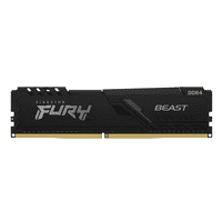 Memoria Ram Ddr4 16Gb 3600Mt/S Kingston Fury Beast Black Xmp, Cl18, Dimm, 1.35V