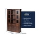 thumbnail image 3 of Vitrina Berlin Chocolate 3 Cuerpos Madera puerta Vidrio, 3 of 4