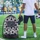 thumbnail image 5 of Red de pelota extra grande Bolsa de pelota grande Bolsa de pelota de red Bolsa de red de fútbol para 10-15 pelotas Bolsa de red deportiva multiusos con cordón y correa para el hombro Red de pelota, 5 of 5