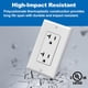 thumbnail image 3 of Toma decorativa BESTTEN, pack de 20, 20 A, 125 V doble, 3 of 3