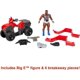 thumbnail image 5 of Vehículo de juguete Mattel WWE Slam 'N Spin ATV Wrekkin con Big E 6, 5 of 6