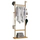 thumbnail image 3 of Coat Racks solid wood hanger 23.6* 11*71 in Solid environmental protection easy to assemble beautiful can be placed in the bedroom/entrance/living room (Burly wood), 3 of 3