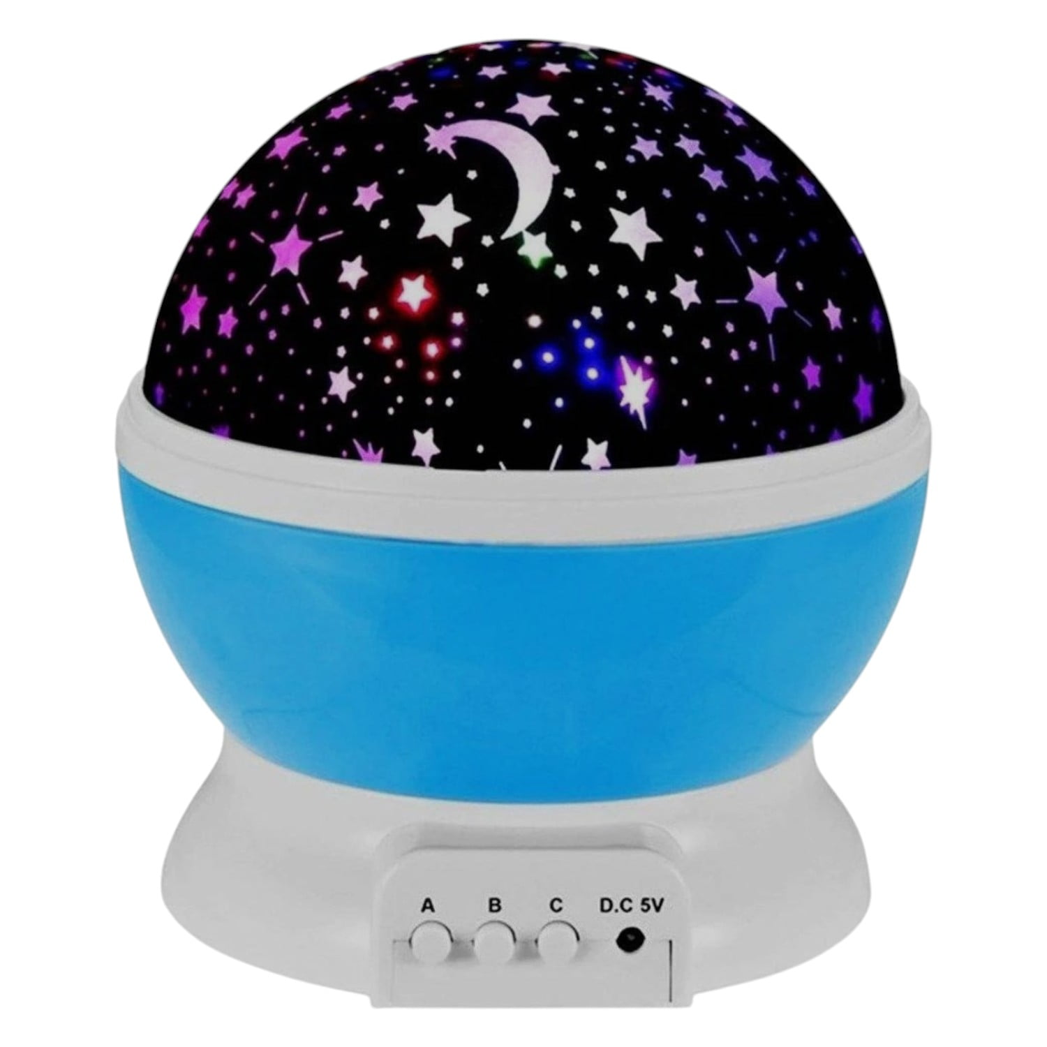 Invencible - Espantacuco Estrellas Led Azul Arrimo Mesa Noche Mesita Infantil Mx30