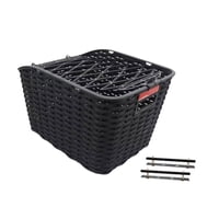 Magideal - Cesta De Bicicleta Trasera Portadora De Mascotas Fácilmente Instalando Una Cesta De La Rejilla Trasera De Soporte De Carga De Gran Capacidad Universal