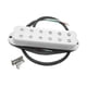 thumbnail image 2 of Pastilla de guitarra, bobina única, rieles dobles, accesorio de pastilla, pieza de guitarra eléctrica de Metal, repuesto para práctica y actuación en Blanco, 2 of 5