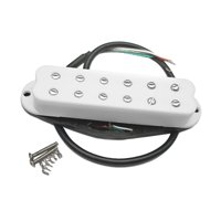 Bothyi - Pastilla De Bobina Simple Reemplaza Instrumentos Musicales Universales Pastilla De Puente De Mástil Blanco