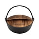 thumbnail image 2 of Olla Hierro Fundido Tapa De Madera 25cm Black Bull Cocina, 2 of 3