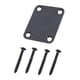thumbnail image 4 of 1 set placa de cuello de guitarra para guitarra eléctrica reemplazo de bajo negro, 4 of 5