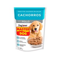 Sobres De Alimento Húmedo Master Dog Cachorro 20 Un.