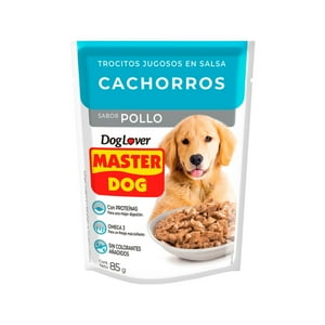 Sobres De Alimento Húmedo Master Dog Cachorro 20 Un.