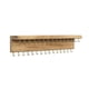 thumbnail image 1 of Organizador de soporte de joyería montado en la pared, colgador de collares con 22 ganchos, soporte para collar colgante, Estante para presentación de Marrón, 1 of 5