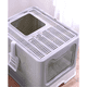 thumbnail image 3 of Arenero Cerrado Roro Caja De Arena Para Gatos Arenero Cuadrado Baño Sanitario Gato Roro Color Gris, 3 of 3