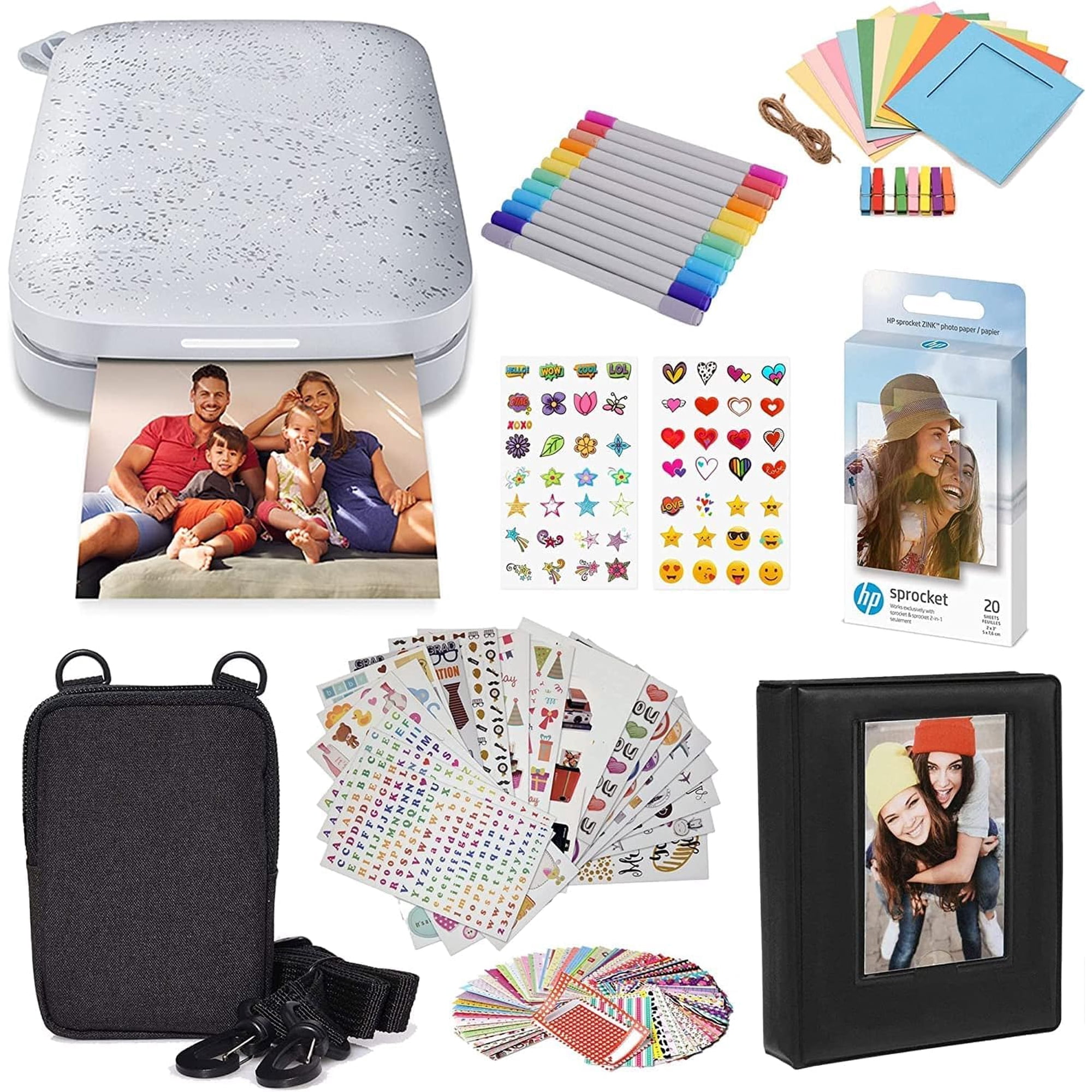 Impresora Fotográfica Hp Sprocket Portable 2x3 Luna Pearl Con Paquete