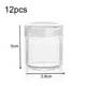thumbnail image 2 of Frasco de plástico transparente vacío para almacenar cuentas con tapas de rosca redondeadas, 2 of 5