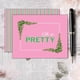 thumbnail image 3 of Set de 10 tarjetas planas rosas y verdes | Inspirado en hermandades | Conjunto de tarjetas "Sisterhood, Soror y Oh So Pretty", 3 of 4