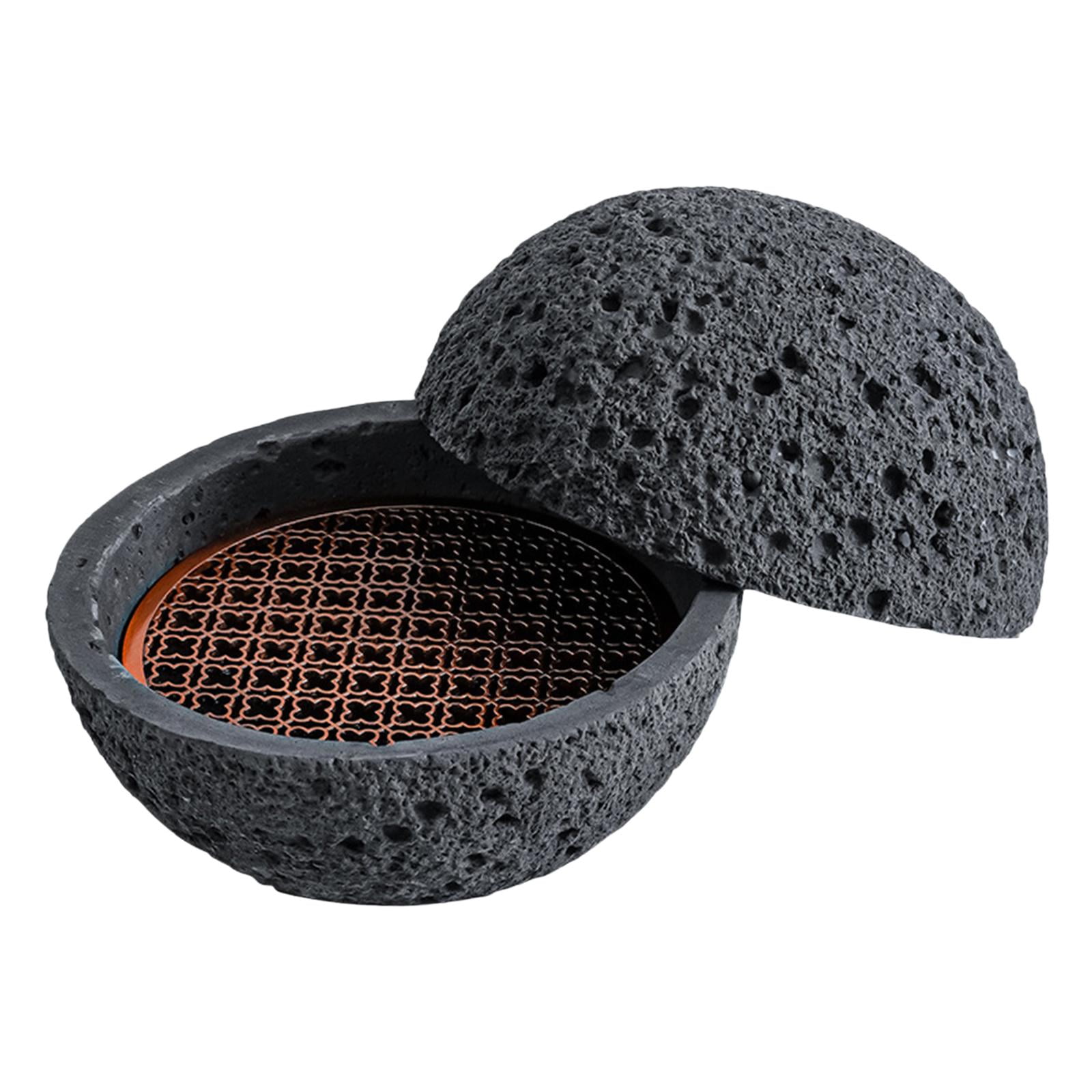 Magideal - Plato Para Servir Sushi, Plato De Comida, Cubo Redondo Para Sushi, Plato Para Servir Comida Con Hielo Seco, Bandeja De Sashimi Para Restaurantes Occid S