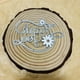 thumbnail image 2 of Metal troquelado TOLOVIS Thank You Floral Feliz Navidad, 2 of 6