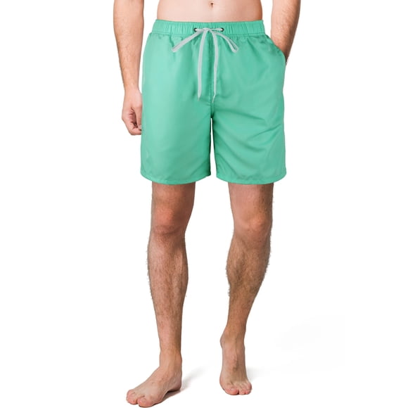 Bañador Scotamalone de secado rápido para hombre, verde claro, 18 cm