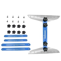 Ioensy - Plantilla De Calibre De Peldaños De Escalera Herramienta De Trazado De Estante Para Elevadores De Escaleras Azul