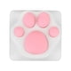 thumbnail image 1 of Tapas De Teclas De Teclado De Almohadilla De Patas De Gato De Gatito De Silicona ABS Personalizadas Blanco, 1 of 5
