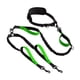 thumbnail image 3 of Correa Retráctil Para Perros Con Manos Libres Y Doble Cuerda Elástica Para Ciclismo, Canicross, Color Verde, 3 of 5
