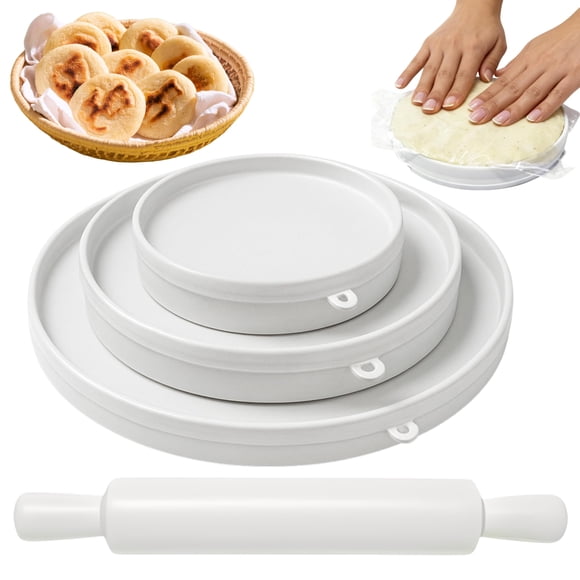 Kit de moldes para arepas TraditionTools con rodillo, 3 tamaños