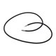 thumbnail image 5 of Mujer Collar Negro Goma Se?ora Pulsera Joyas Chica Accesorios 55cm, 5 of 5