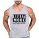 thumbnail image 2 of Polera Beast Mode Activated Gimnasio Musculosa Tank Gym Talla L Gris Hombre, 2 of 3