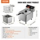 thumbnail image 3 of Freidora VEVOR Commercial, encimera eléctrica, 11,5 L, 1750 W, 3 of 3
