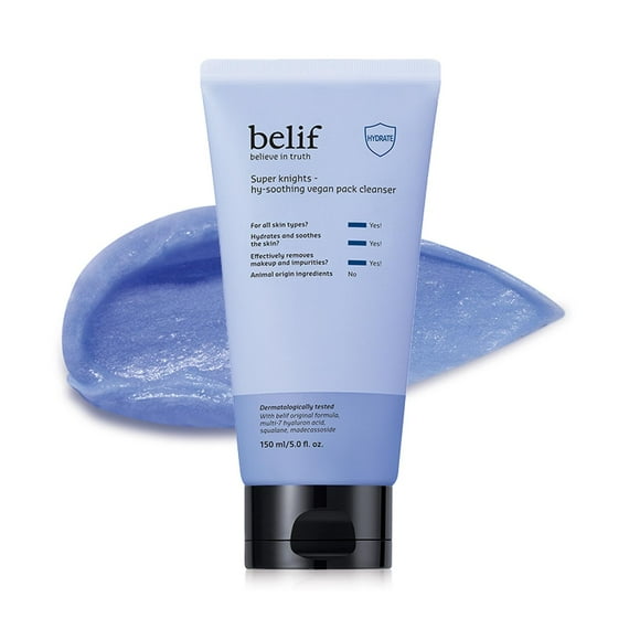 Limpiador Facial Vegano Belif Super Knights Hidratante 150ML