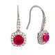 thumbnail image 1 of Aretes Elegant Confetti Juliet 18k Oro Amarillo, 20 CZ, Centro Verde, 1 of 10