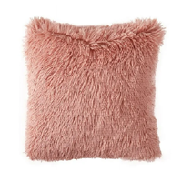 Genérico - Pack 2 Funda Peluda Decorativa Color Rosa